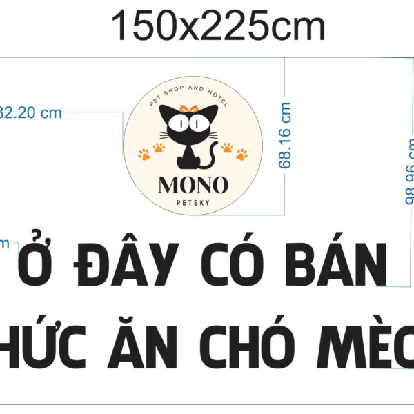 Mono PetSky – bảng hiệu mặt tiền