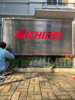 NICHIREI – bảng tên công ty Inox