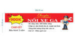 Nồi Tay Ga 900K – bảng hiệu và decal chuỗi cửa hàng