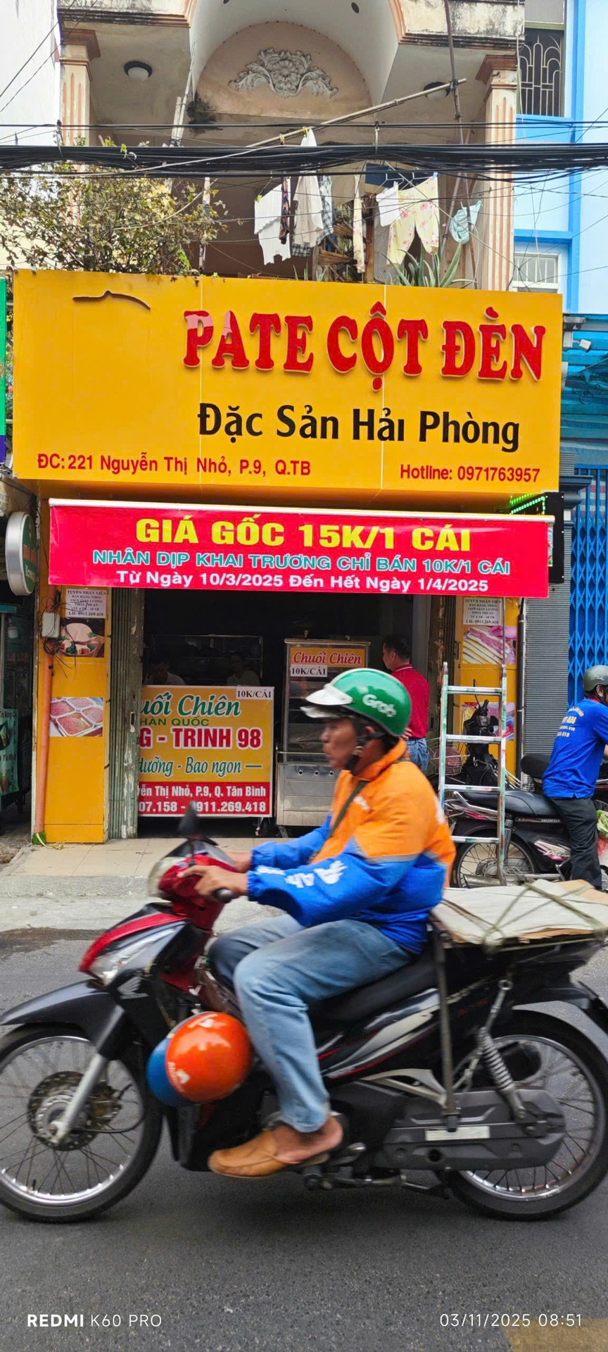 Pate Cột Đèn – Bảng hiệu mặt tiền