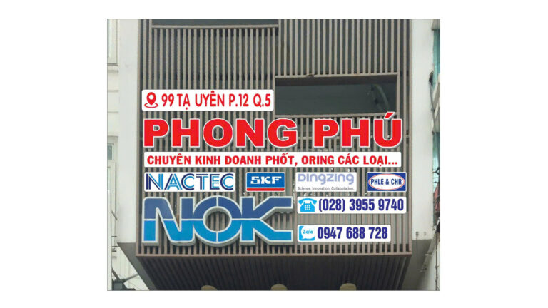 Phong Phú – Bảng hiệu Mica & decal logo