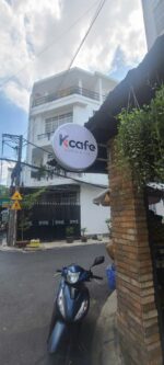 K.cafe – hộp đèn hai mặt hoàn thiện