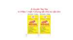 Quyền Tay Ga – bảng Hiflex quảng cáo