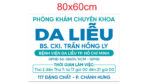 Phòng khám da liễu Hồng Ly – bộ bảng hiệu