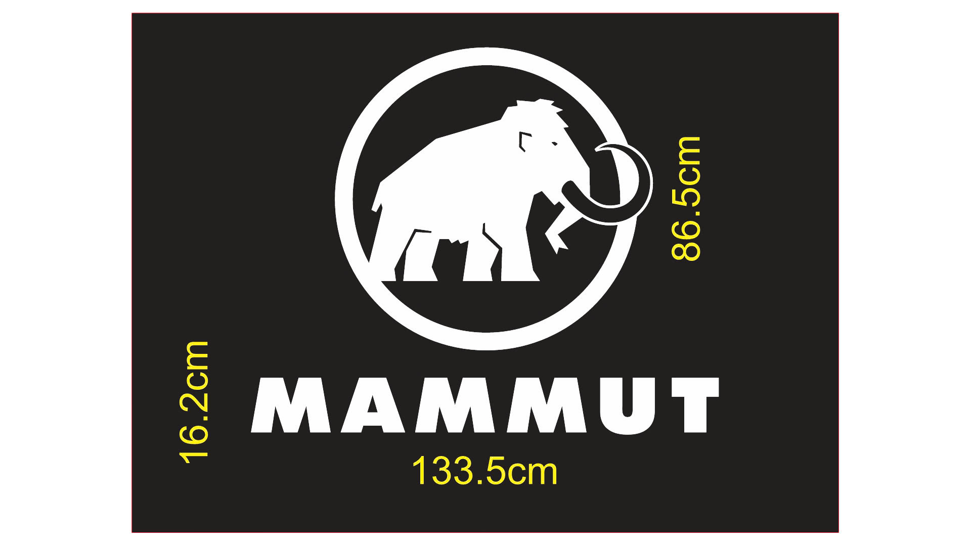 Mamut – logo chữ nổi