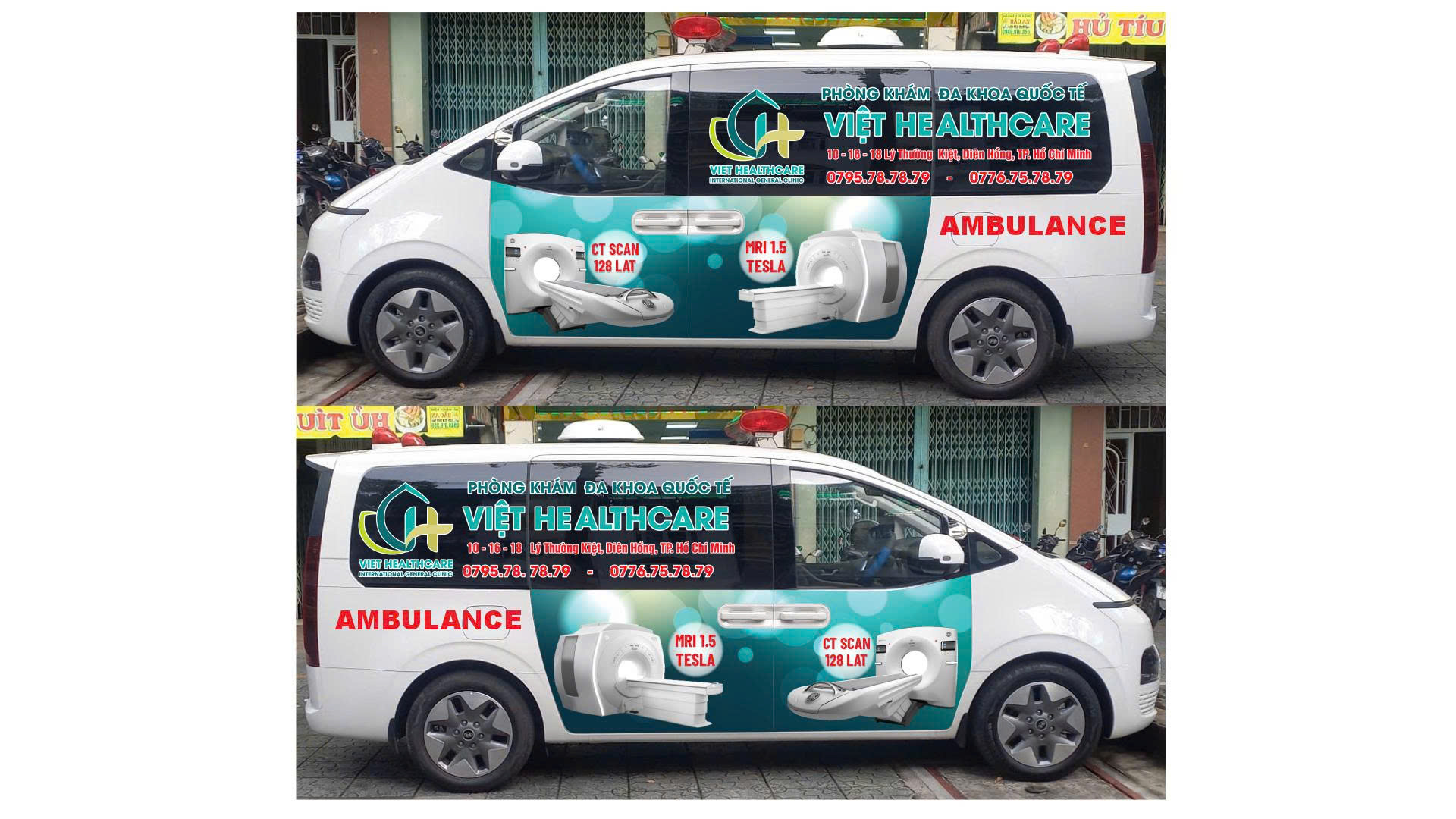 Việt Healthcare – Bộ bảng hiệu & decal
