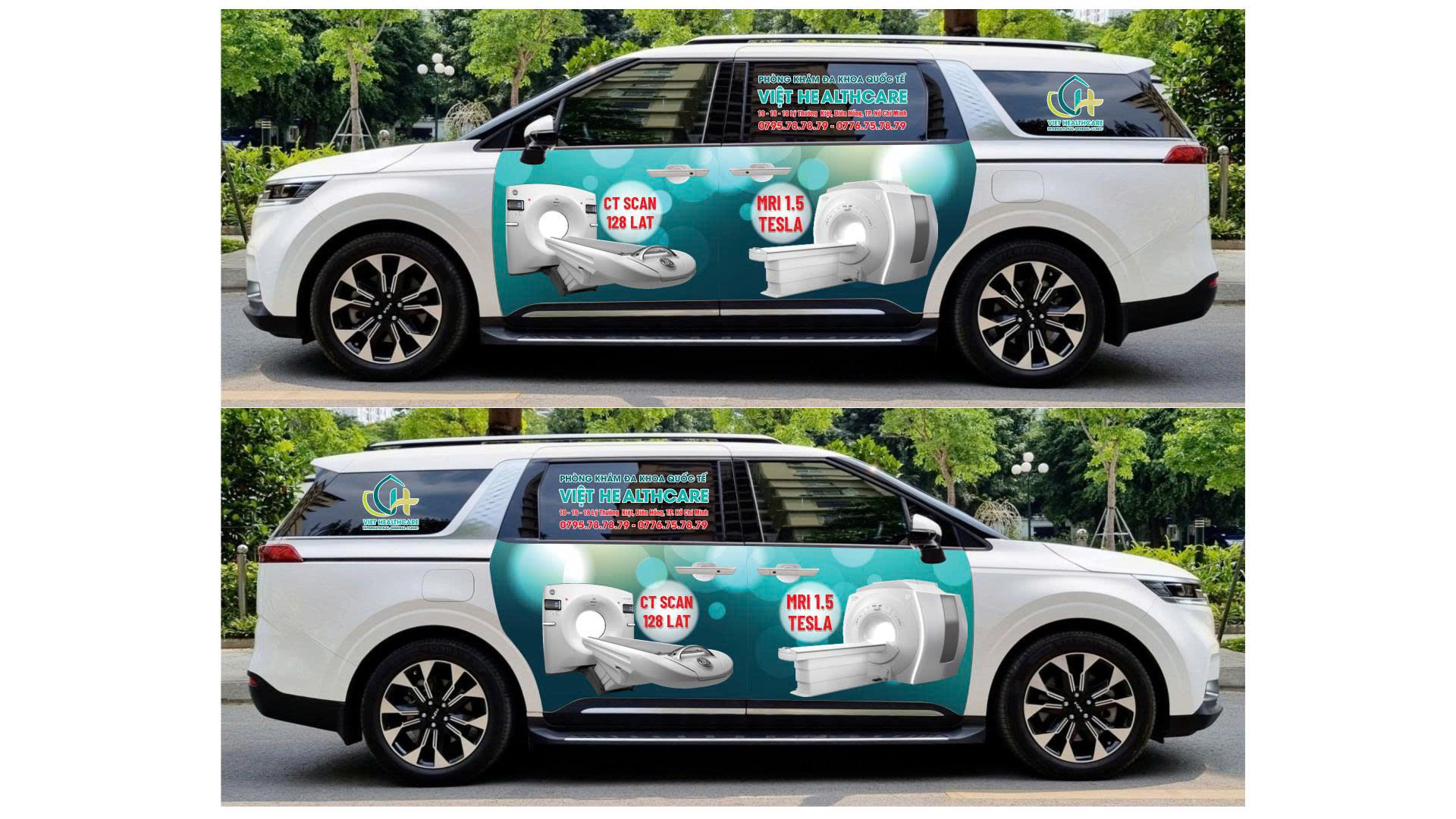 Việt Healthcare – Bộ bảng hiệu & decal