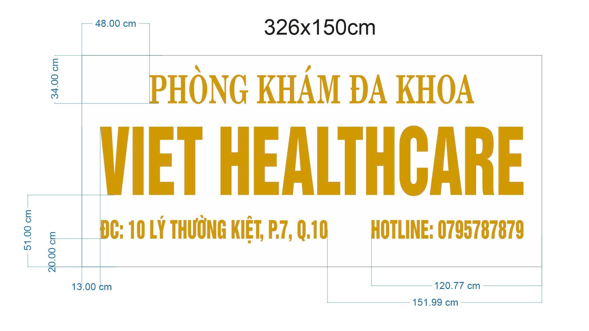 Việt Healthcare – Bộ bảng hiệu & decal