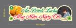 Ăn Bánh Lucky – decal quầy trưng bày