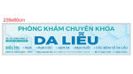 Phòng khám da liễu Hồng Ly – bộ bảng hiệu
