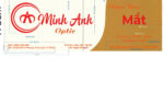 Mắt Kính Minh Anh – bảng hiệu chữ nổi