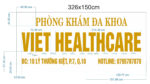 Việt Healthcare – Bộ bảng hiệu & decal