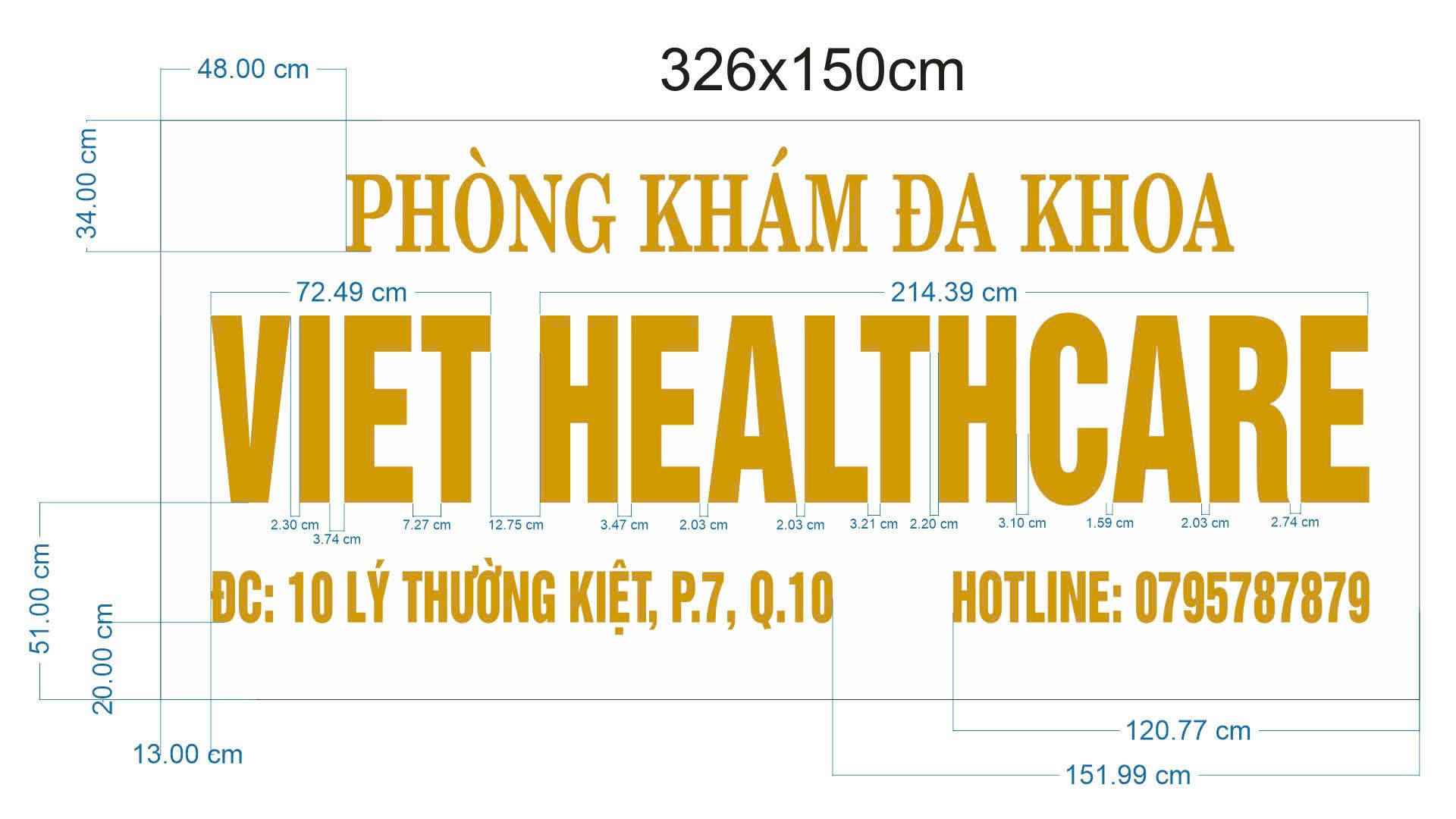 Việt Healthcare – Bộ bảng hiệu & decal