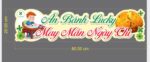 Ăn Bánh Lucky – decal quầy trưng bày