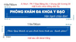 Phòng khám Y Đạo – bảng hiệu Alu và decal