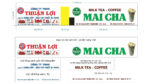 Mai Cha – bảng hiệu chữ nổi LED
