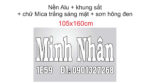 Minh Nhân – bảng hiệu Mica chữ nổi