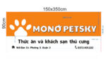 Mono PetSky – bảng hiệu mặt tiền