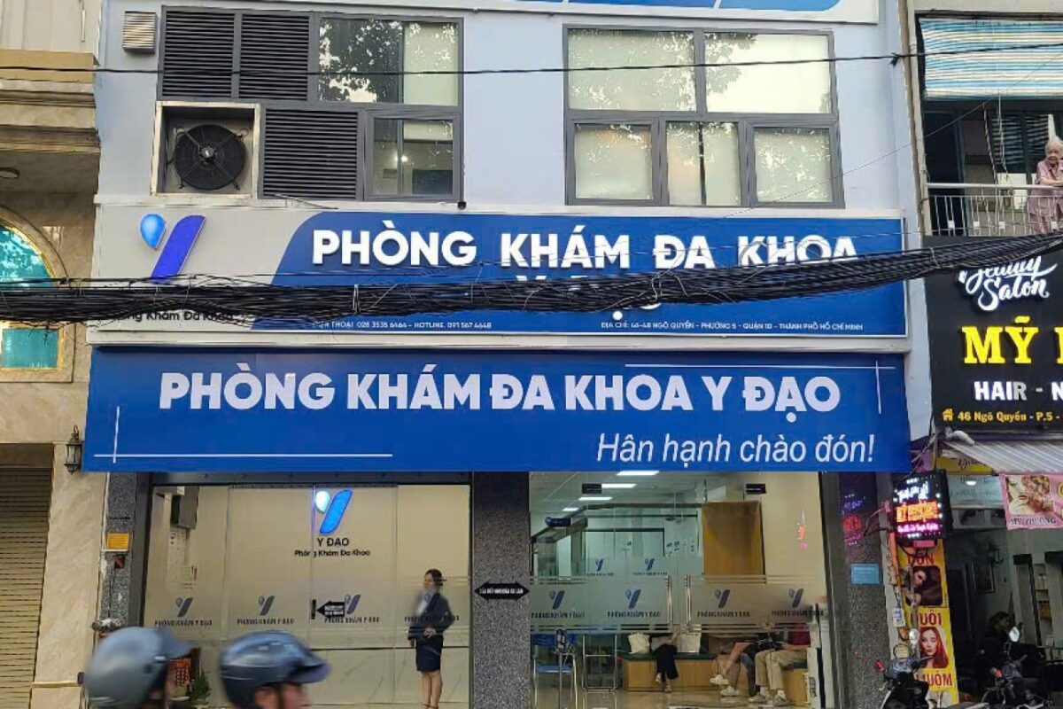 Chi tiết bảng hiệu nha khoa sau thi công