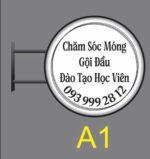 Thiết kế biển tròn 2812 Nails