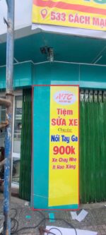 Nồi Tay Ga 900K – bảng hiệu và decal chuỗi cửa hàng