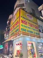 Nồi Tay Ga 900K – bảng hiệu và decal chuỗi cửa hàng