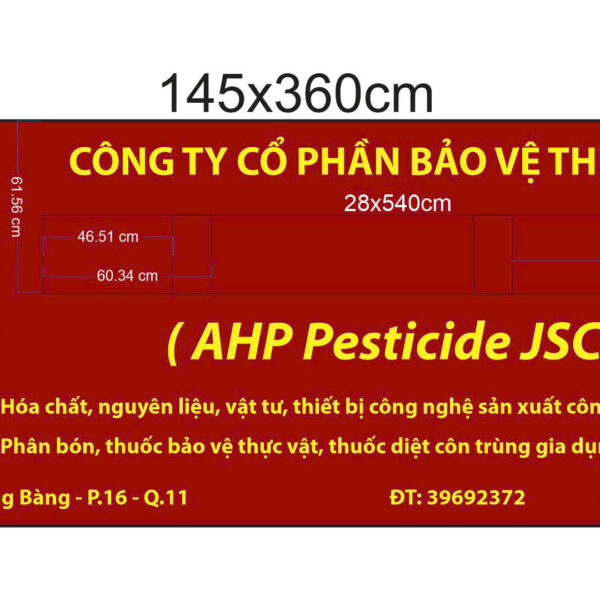 Phương án bảng hiệu Công ty Cổ phần Bảo vệ Thực vật An Hưng Phát