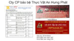 Hồ sơ triển khai bảng hiệu Công ty An Hưng Phát