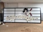 Chữ nổi Betty Vintage hoàn thiện tại xưởng