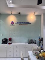 Nhận diện Bia Sài Gòn hoàn thiện tại không gian sử dụng