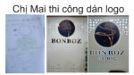 Bản vẽ và phối cảnh logo chữ nổi Bonboz Clinic