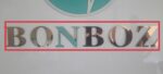 Chi tiết chữ nổi BONBOZ hoàn thiện