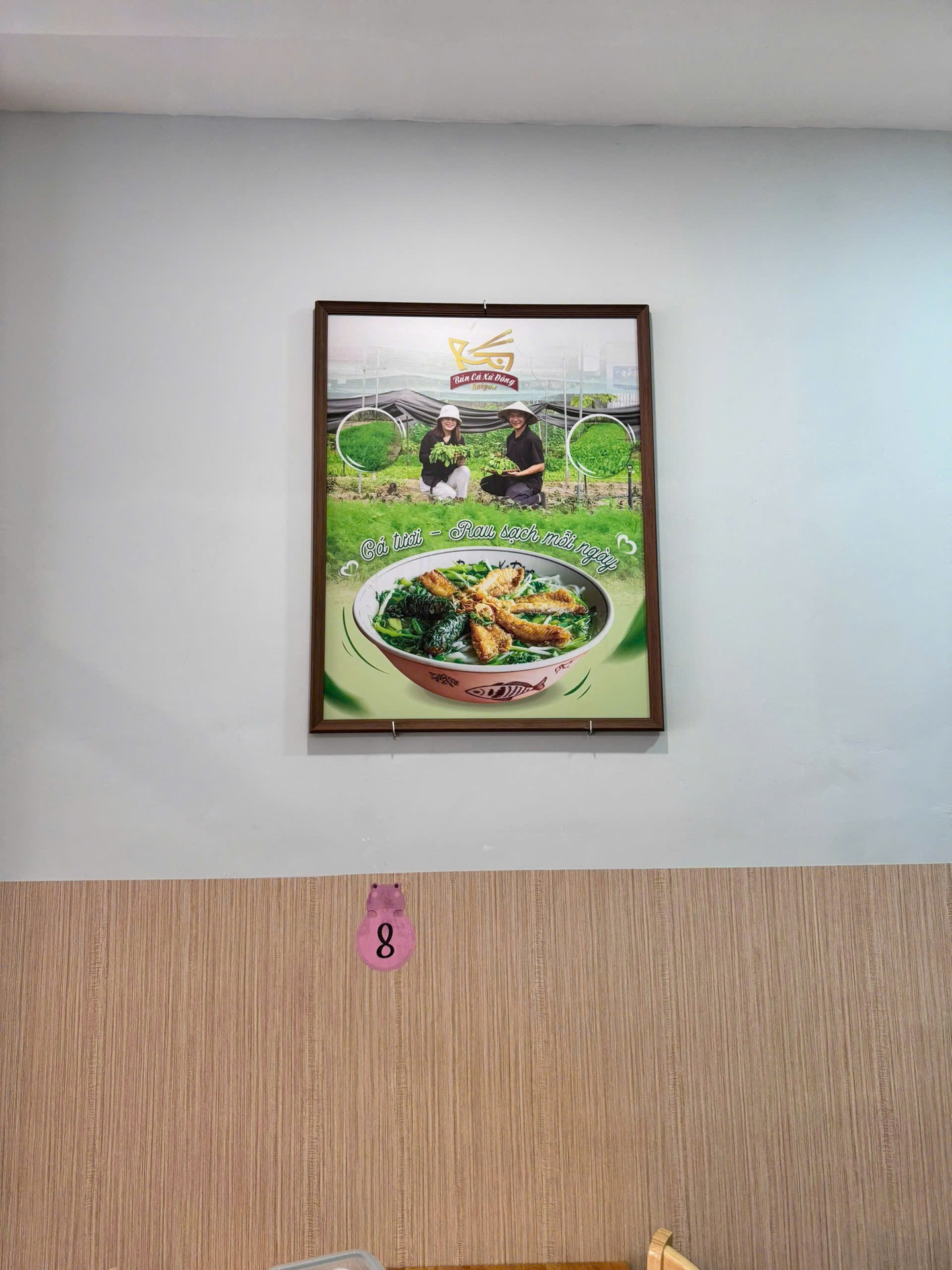 Poster menu Bún cá Xứ Đông hoàn thiện tại cửa hàng – ảnh 13