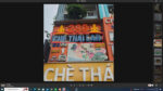 Hình ảnh bảng hiệu Chè Thái Lan trong quá trình thiết kế