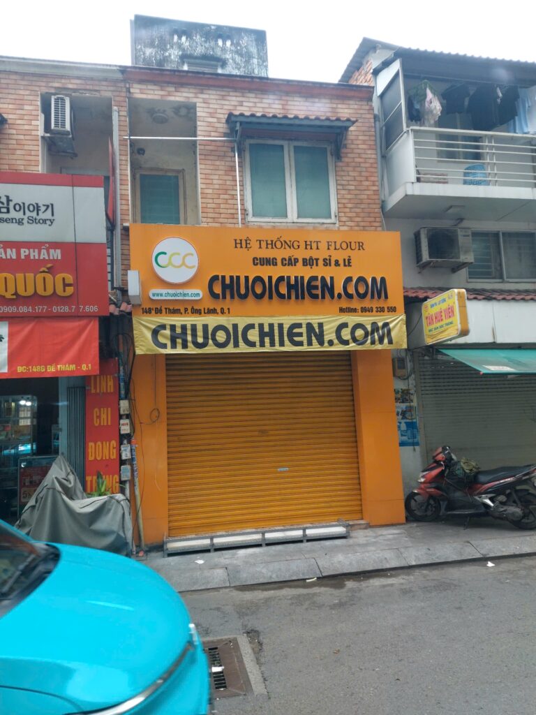 ChuốiChiên.com – Bảng hiệu mặt tiền