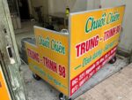 Góc nhìn hộp đèn LED Chuối Chiên Trung Trinh hoàn thiện
