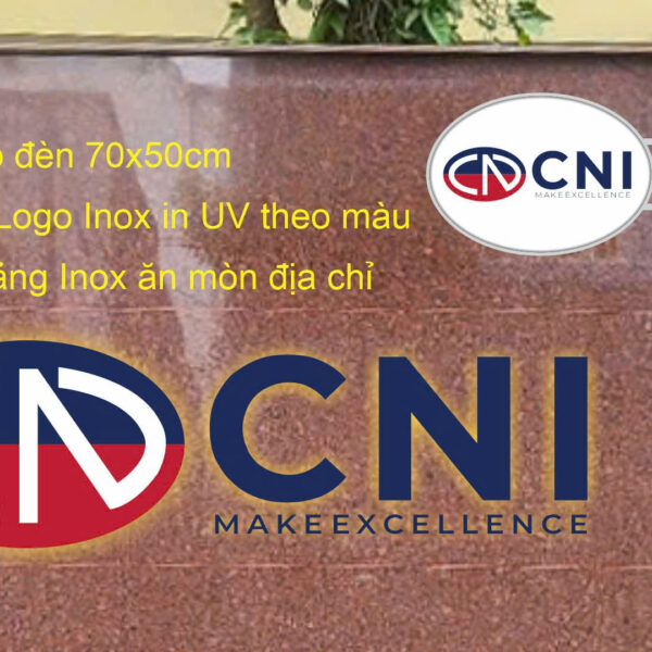 Quá trình lắp đặt logo và bảng tên CNI – ảnh 1
