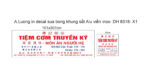 Bản vẽ bảng hiệu Tiệm Cơm Tuyền Ký