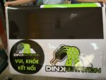 Decal nhận diện DINK Nutrition trên xe bán hàng – ảnh 10