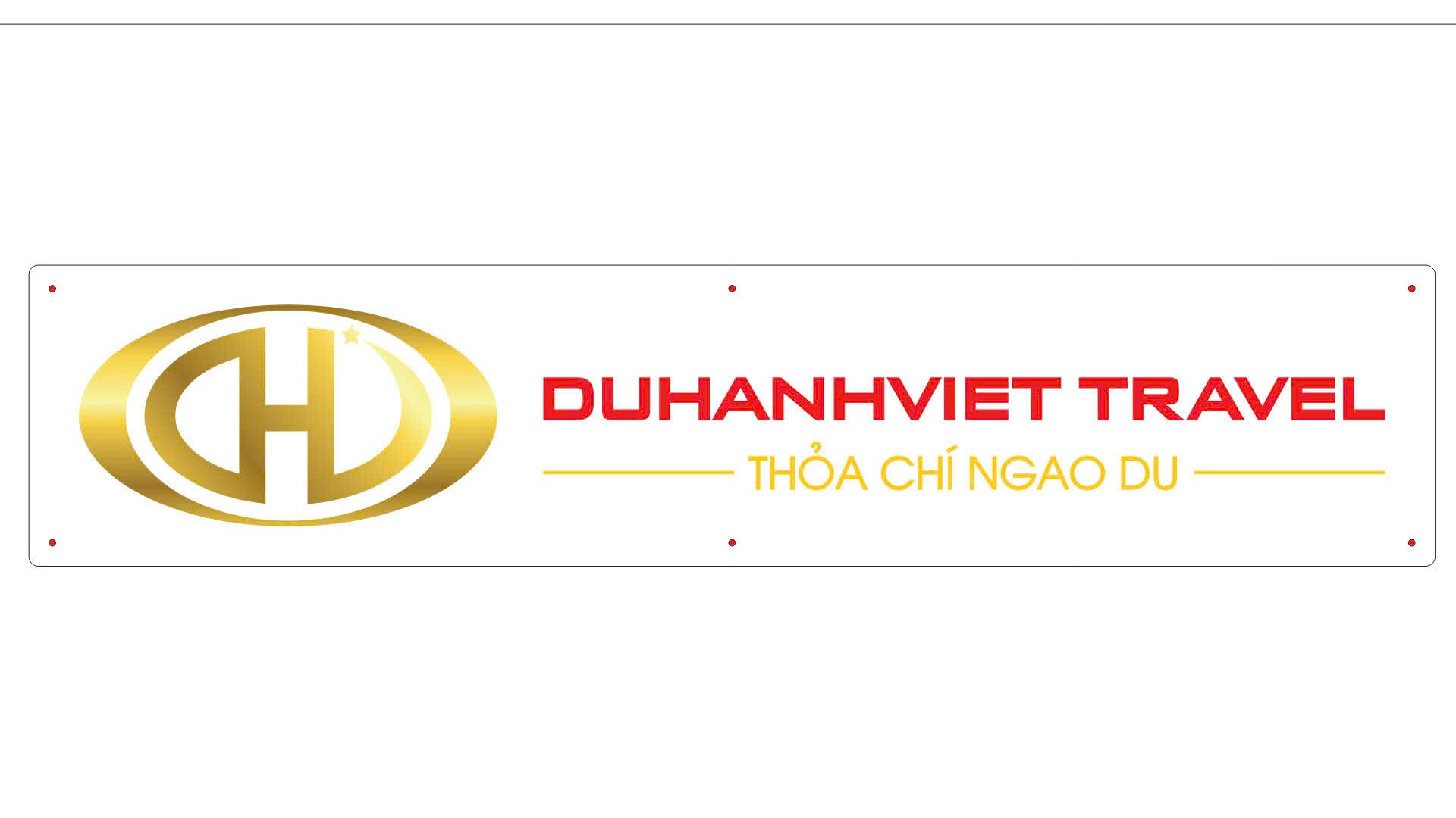 Bản thiết kế logo Du Hành Việt Travel