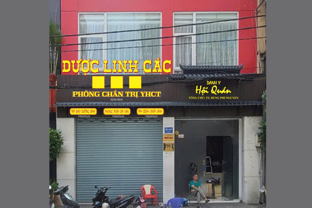 Chi tiết chữ nổi bảng hiệu nhà thuốc