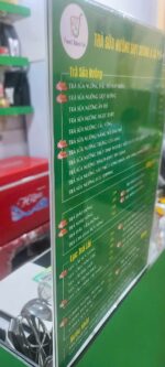 Hộp đèn Mica và logo Food Juice On hoàn thiện – ảnh 1