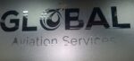 Logo chữ nổi và decal kính Global Aviation hoàn thiện – ảnh 6