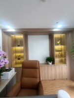 Hiện trạng mảng tường văn phòng Hong Duc Land – ảnh 2